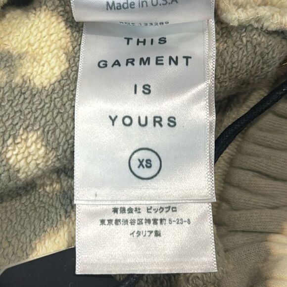 NWT LES TIEN Classic Sweatpant Sage & Butter Tie Dye XS - Picture 13 of 15